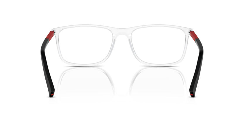 PRADA PLASTIC CLEAR TRANSPERENT RECTANGLE FULL FRAME