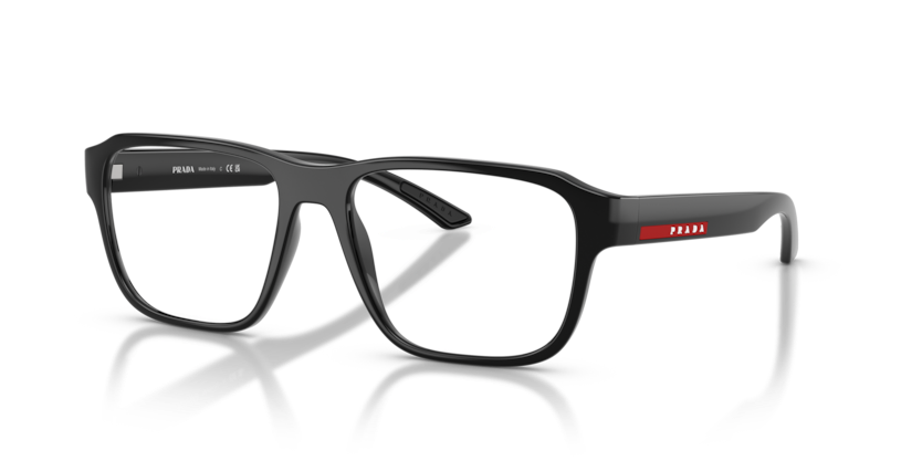 PRADA PLASTIC SQUARE BLACK FULL FRAME