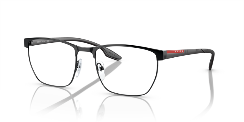 PRADA METAL FULL RIM PLASTIC SQUARE FRAME