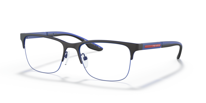 PRADA SEMI RIM METAL SQUARE FRAME