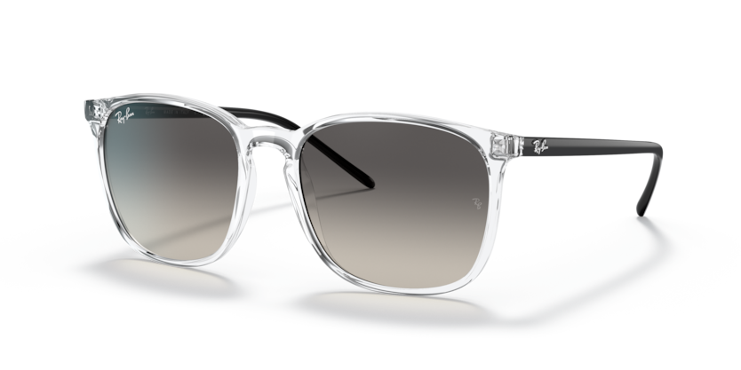 RAYBAN PLASTIC SQUARE TRANSPERENT SUNGLASS