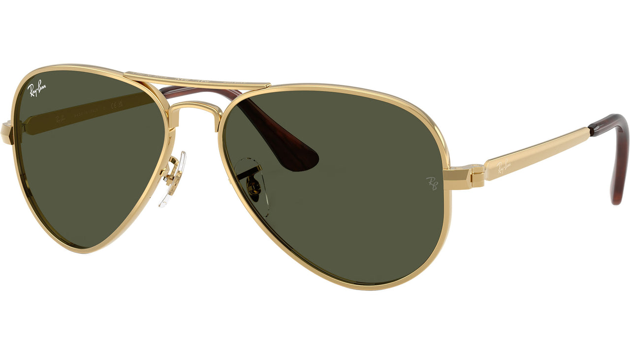 RAYBAN METAL GOLD DB AVIATOR FULL SUNGLASS