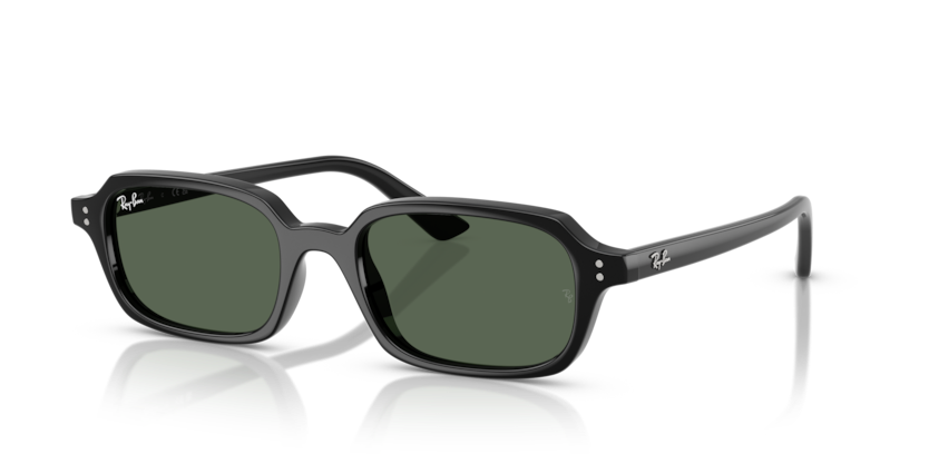RAYBAN PLASTIC BLACK RECTANGLE FULL SUNGLASS