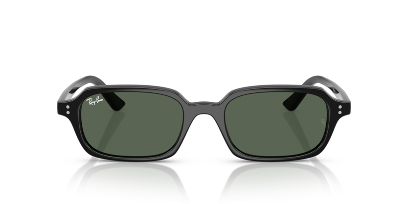RAYBAN PLASTIC BLACK RECTANGLE FULL SUNGLASS