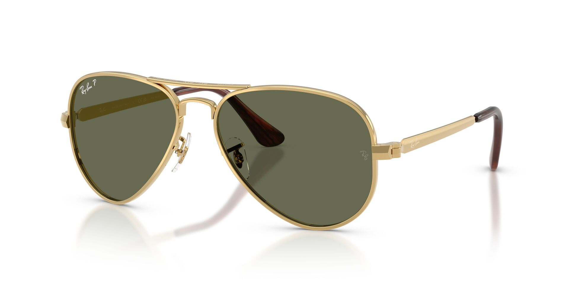 RAYBAN METAL GOLD AVIATOR FULL SUNGLASS