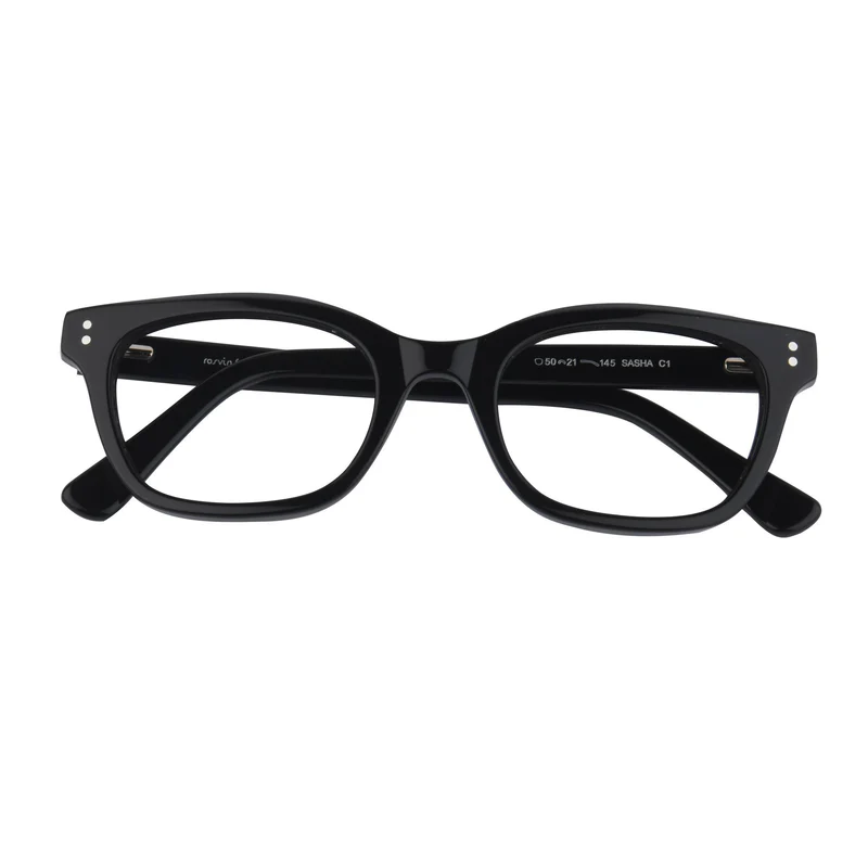 ROSVIN BUGS PLASTIC BLACK CAT EYE FULL FRAME