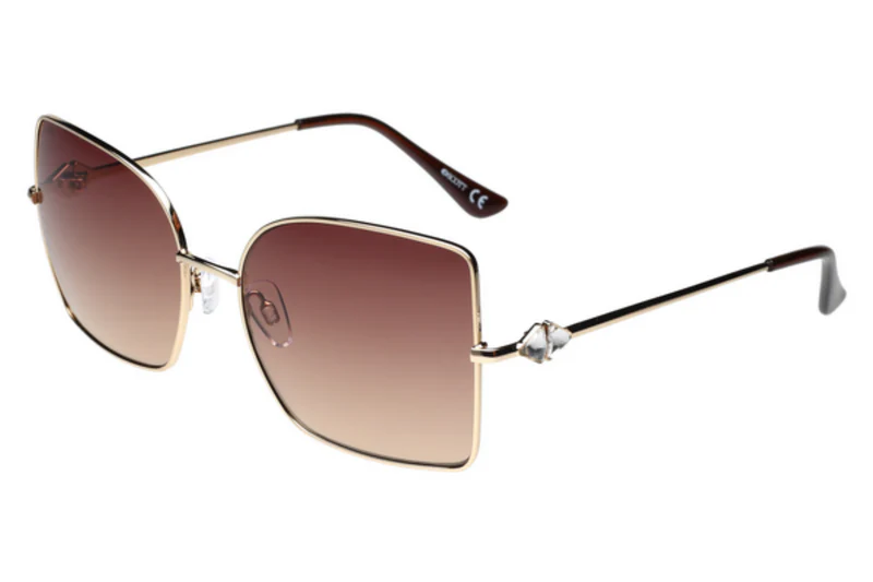 SCOTT METAL GOLD IRREGULAR FULL SUNGLASS