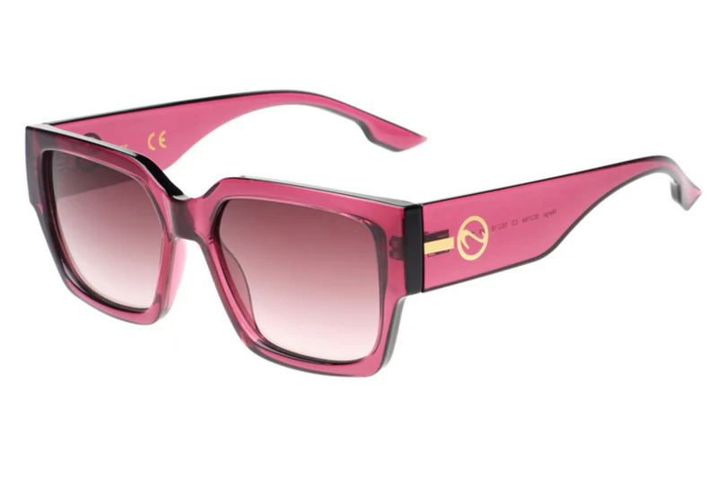 SCOTT PLASTIC PINK SQUAREB FULL SUNGLASS