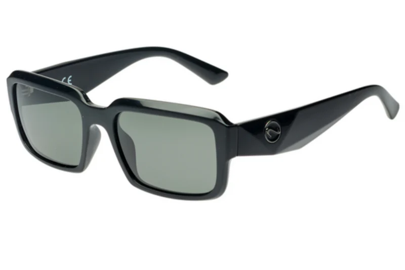 SCOTT PLASTIC BLACK RECTANGLE FULL SUNGLASS