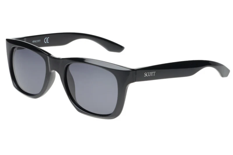 SCOTT PLASTIC BLACK SQUARE FULL SUNGLASS