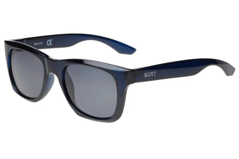 SCOTT PLASTIC BLUE SQUARE FULL SUNGLASS