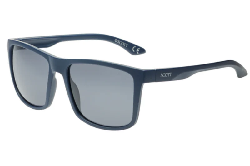 SCOTT PLASTIC BLUE SQUARE FULL SUNGLASS