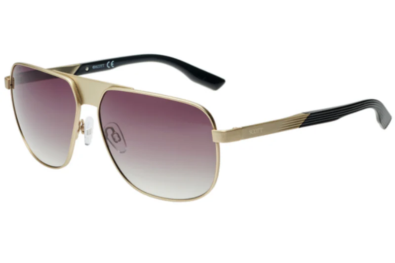 SCOTT METAL GOLD IRREGULAR FULL SUNGLASS