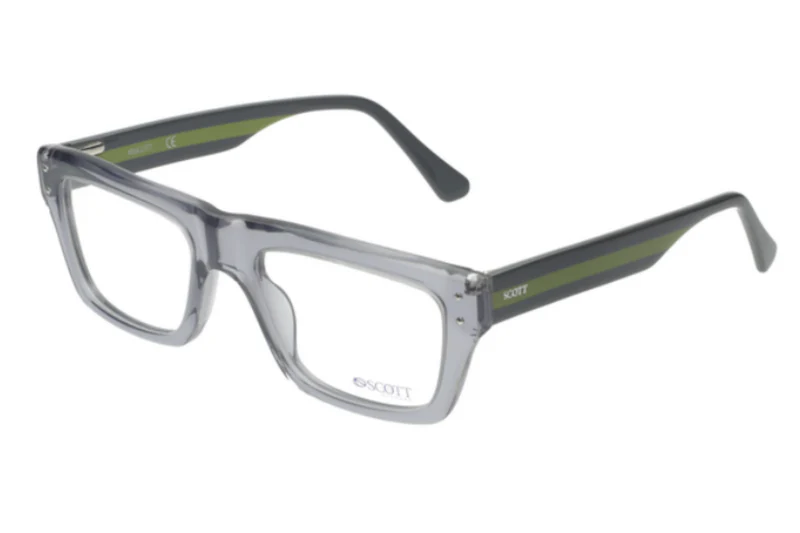SCOTT PLASTIC SQUARE GREY FULL FRAME