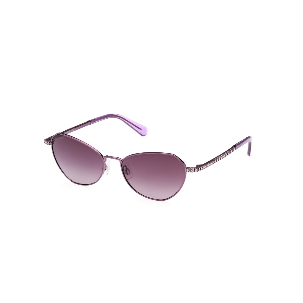 SWAROVASKI METAL CATEYE VIOLET FULL SUNGLASS