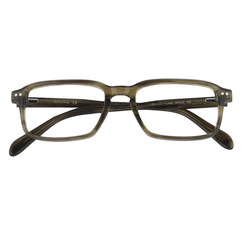ROSVIN BUGS PLASTIC GREY SQUARE FULL FRAME