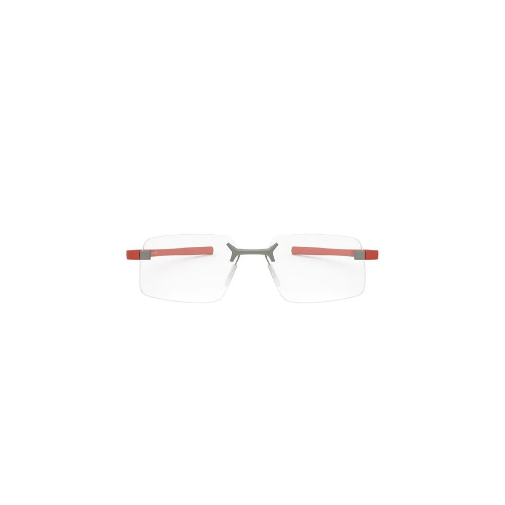 TAG HEUER TITANIUM SQUARE RED RIMLESS FRAME