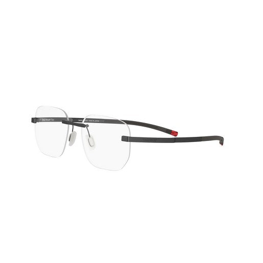 TAG HEUER TITANIUM GUNMETAL SQUARE RIMLESS FRAME
