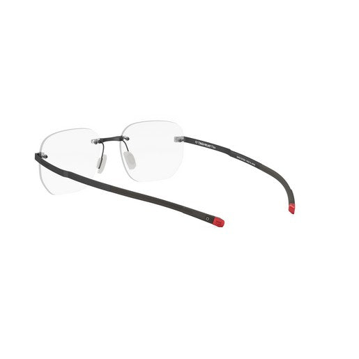 TAG HEUER TITANIUM GUNMETAL SQUARE RIMLESS FRAME
