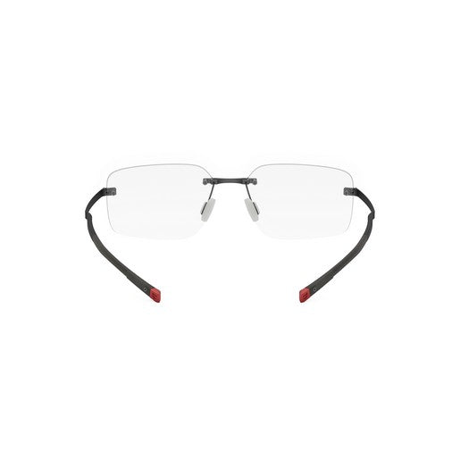 TAG HEUER TITANIUM GUNMETAL SQUARE RIMLESS FRAME