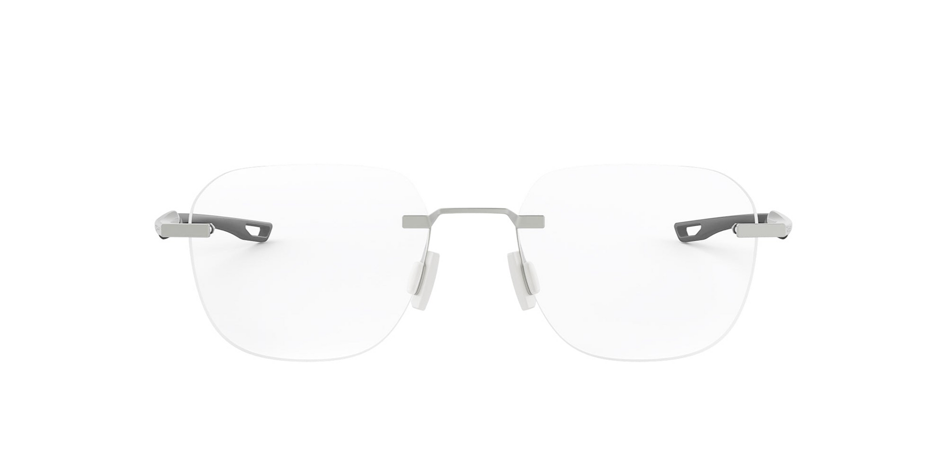 TAG HEUER METAL ROUND SILVER RIMLESS FRAME