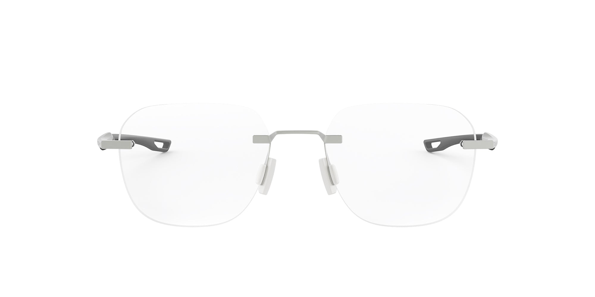 TAG HEUER METAL ROUND SILVER RIMLESS FRAME