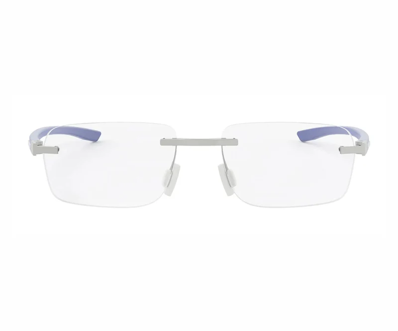 TAG HEUER METAL SQUARE BLUE RIMLESS FRAME