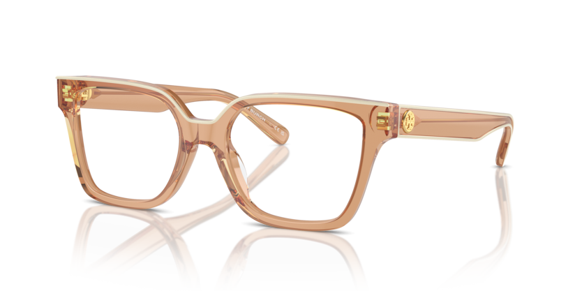 TORY BURCH PLASTIC BUTTERFLY BROWN FULL FRAME