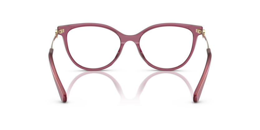 TORY BURCH PLASTIC TRANSPERENT CHERRY FULL FRAME