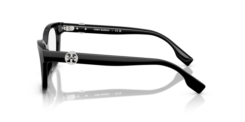 TORY BURCH PLASTIC SQUARE BLACK FULL FRAME