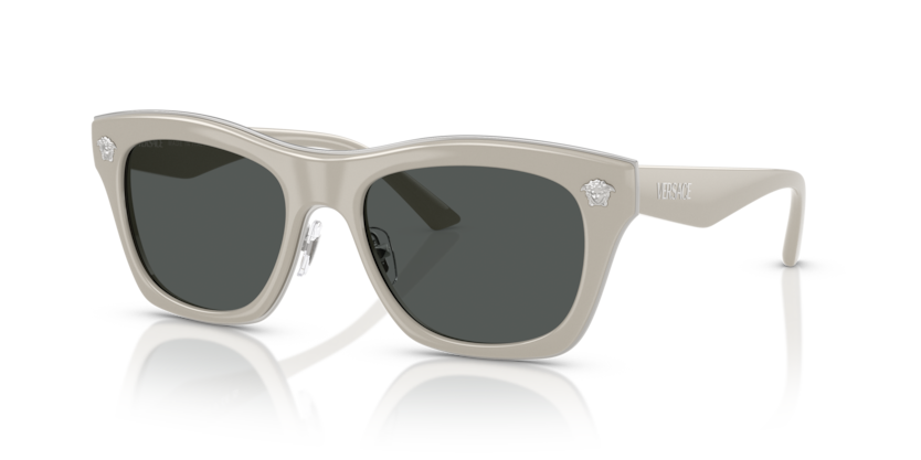 VERSACE LIGHT GREY FULL PLASTIC SUNGLASSES