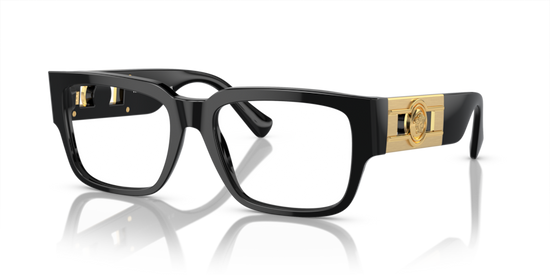 VERSACE PLASTIC BLACK SQUARE FULL FRAME