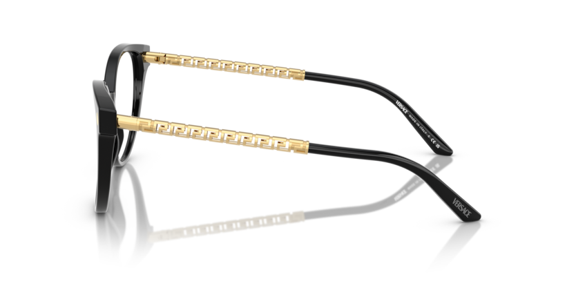 VERSACE PLASTIC FULL CATEYE BLACK FRAME