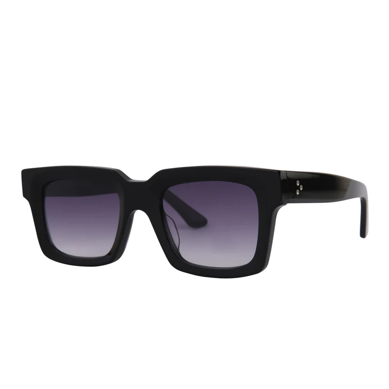 ROSVIN BUGS PLASTIC BLACK GRY GRADDIENT SQUARE FULL SUNGLASS