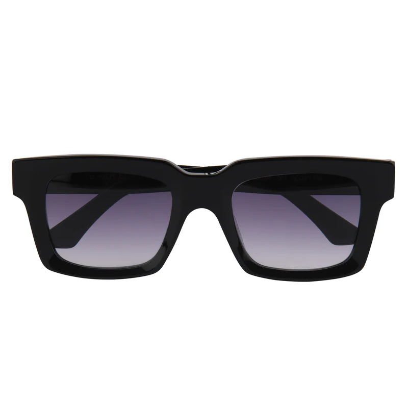 ROSVIN BUGS PLASTIC BLACK GRY GRADDIENT SQUARE FULL SUNGLASS