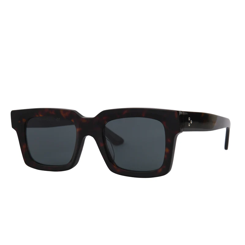 ROSVIN BUGS PLASTIC TORTOISE GREEN SQUARE FULL SUNGLASS