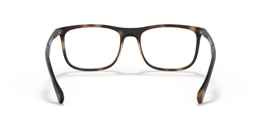 EMPORIO ARMANI SQUARE HAVANA PLASTIC FULL FRAME