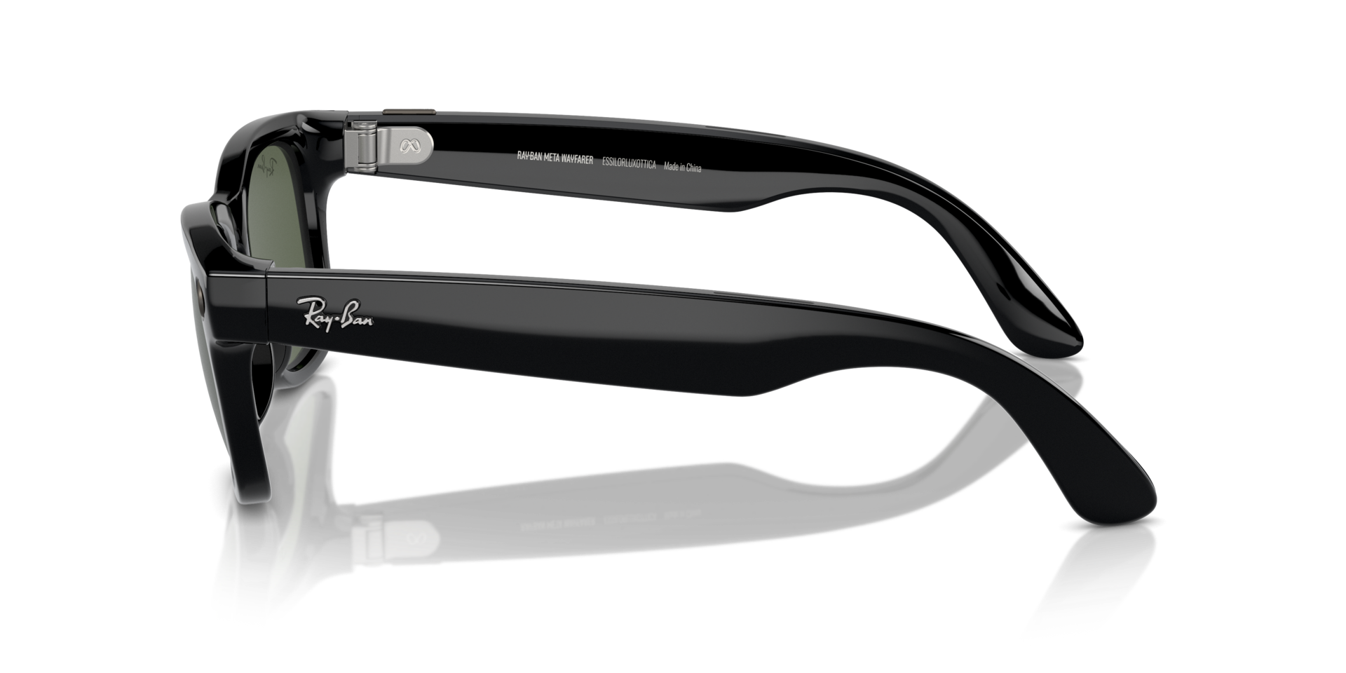 RAY-BAN | META WAYFARER SHINY BLACK Sunglass