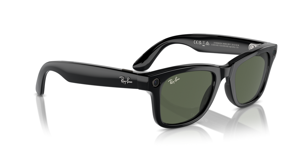 RAY-BAN | META WAYFARER SHINY BLACK Sunglass