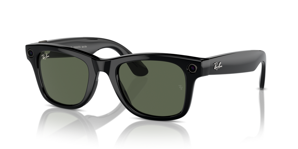 RAY-BAN | META WAYFARER SHINY BLACK Sunglass hover image