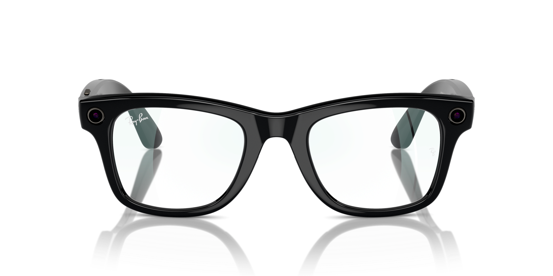 RAY-BAN | META WAYFARER SHINY BLACK