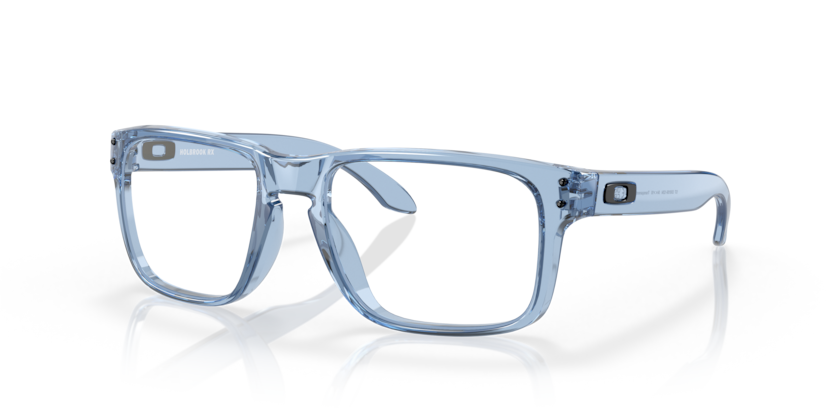 OAKLEY PLASTIC SQUARE TRANSPERENT BLUE FULL FRAME