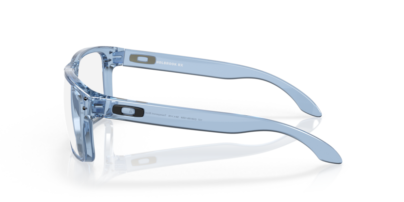OAKLEY PLASTIC SQUARE TRANSPERENT BLUE FULL FRAME