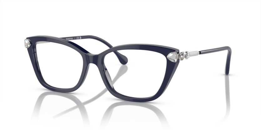SWAROVSKI PLASTIC BLACK CATEYE FULL FRAME