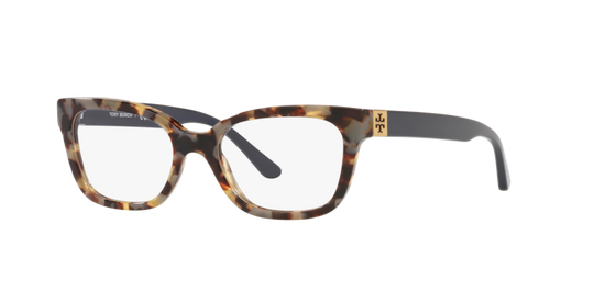 TORRY BURCH PLASTIC SQUARE HAVANA FULL FRAME