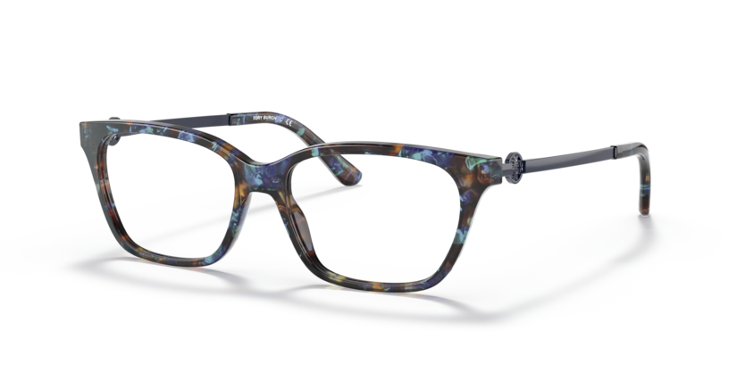 TORY BURCH PLASTIC BLUE TORTOISE FULL FRAME