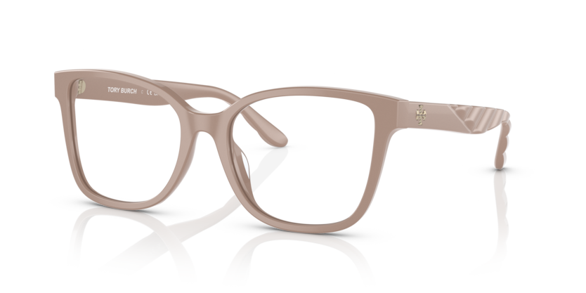 TORY BURCH PLASTIC BUTTERFLY NUDE FULL FRAME