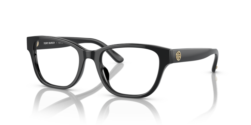TORY BURCH PLASTIC BLACK SQUARE FULL FRAME