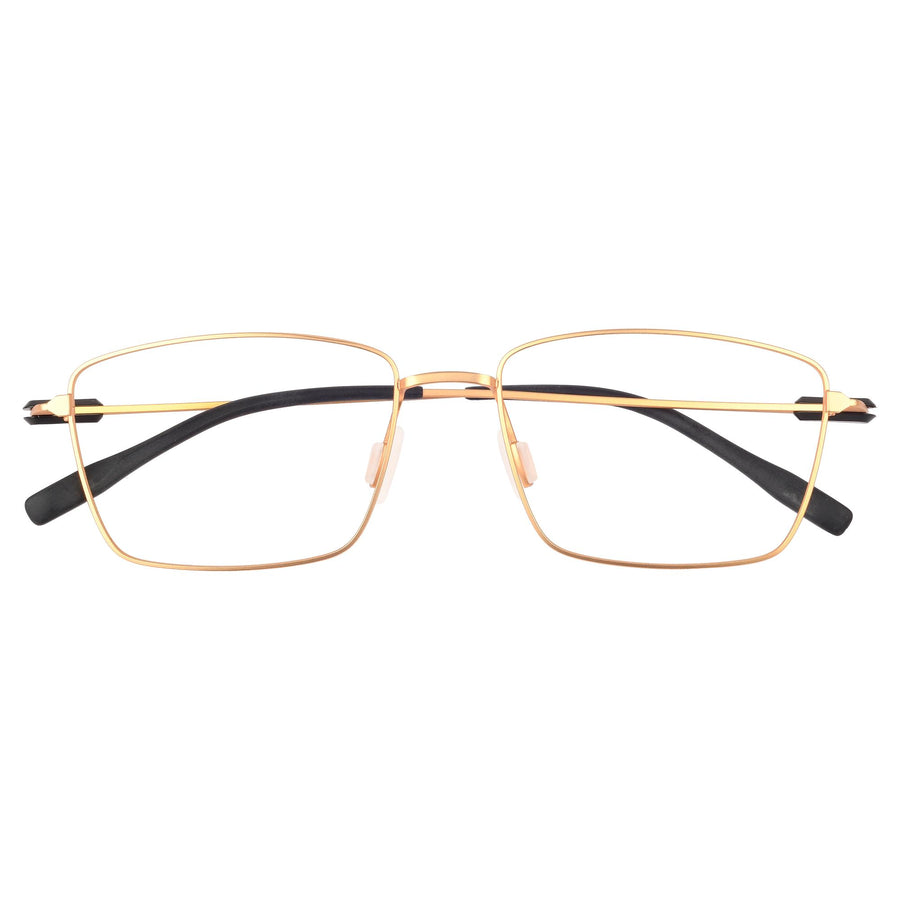 ROSVIN BUGS SQUARE MATTE GOLD METAL FULL FRAME